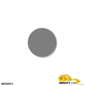 1 Inch Gray Floor Marking Dots
