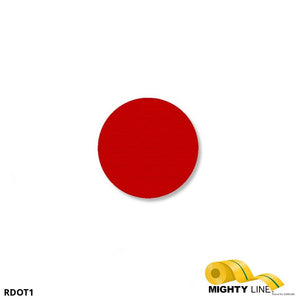 1 Inch Red Floor Marking Dots