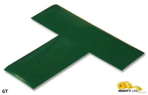 2 Inch - Mighty Line Solid GREEN T - Pack of 25