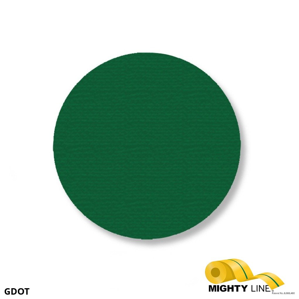 3.5 Inch Green Floor Marking Dots
