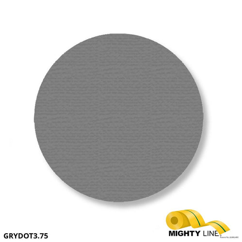 3.75 Inch Gray Floor Marking Dots