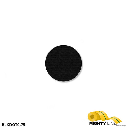 0.75 Inch Black Floor Marking Dots