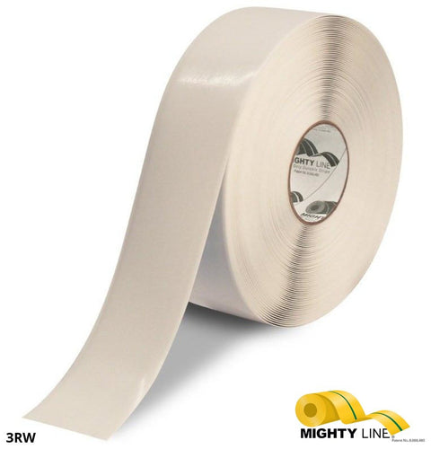 White Floor Tape from FloorMarkingTape.com – 100’ Roll – 3 Inch Wide