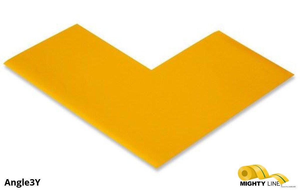 3 Inch Yellow Floor Marking Corners