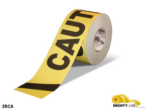 3 Inch – Caution Floor Tape – 100’ Roll