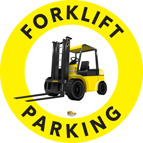 16 Inch - Forklift Parking Floor Sign - Floor Marking