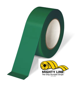 Green FlexLine Temporary Flagging Tape - 6mil Thick, 2" Wide, 36 Yards Long