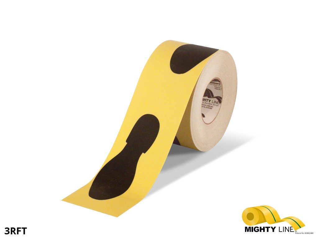 3 Inch – Footprint Roll Floor Tape – 100’ Roll