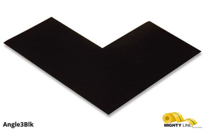 3 Inch Black Floor Marking Corners