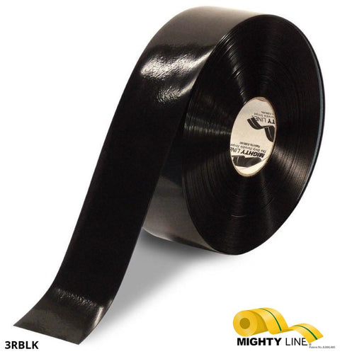 Black Floor Tape from FloorMarkingTape.com – 100’ Roll – 3 Inch Wide