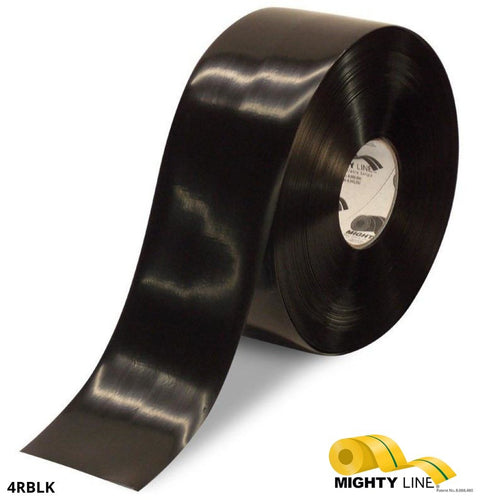 Black Floor Tape from FloorMarkingTape.com – 100’ Roll – 4 Inch Wide