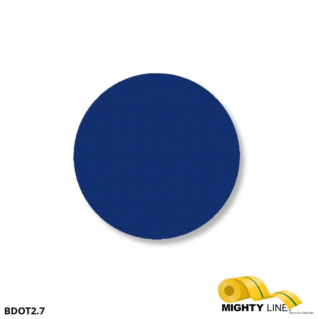2.7 Inch Blue Floor Marking Dots