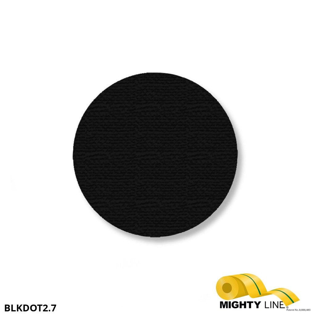 2.7 Inch Black Floor Marking Dots