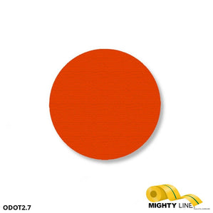2.7 Inch Orange Floor Marking Dots