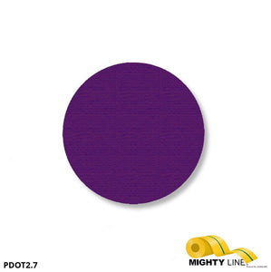 2.7 Inch Purple Floor Marking Dots