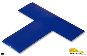 2 Inch - Mighty Line Solid BLUE T - Pack of 25
