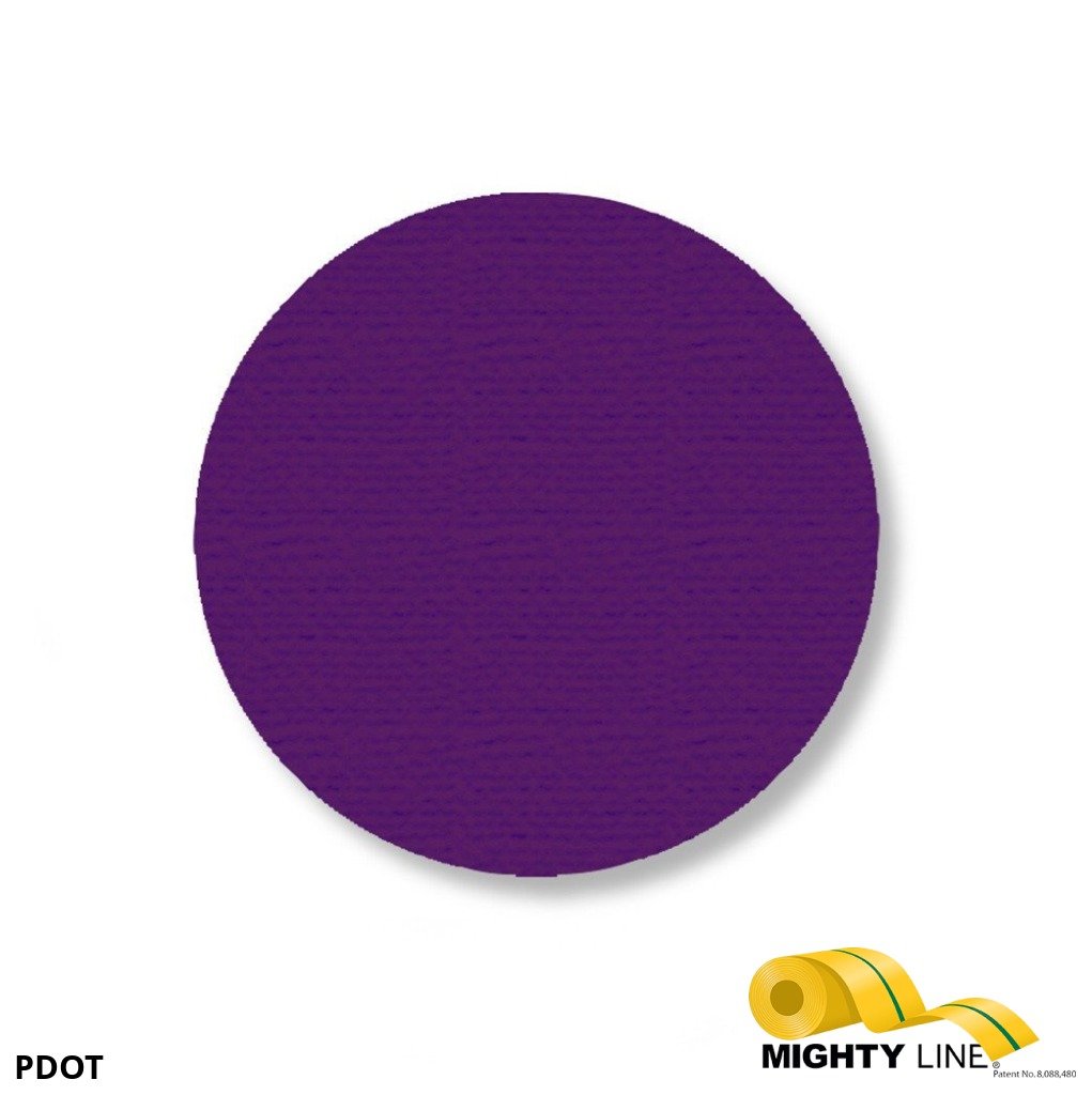 3.5 Inch Purple Floor Marking Dots