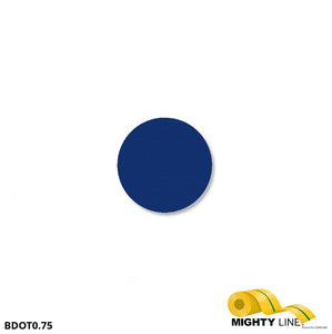 0.75 Inch Blue Floor Marking Dots