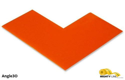 3 Inch Orange Floor Marking Corners