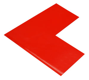 4 Inch Red Floor Marking Corners