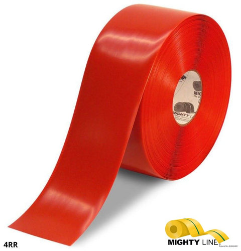 Red Floor Tape from FloorMarkingTape.com – 100’ Roll – 4 Inch Wide