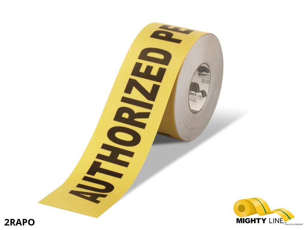 2 Inch – Authorized Personnel Only Floor Tape – 100’ Roll