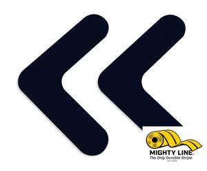 Black Mighty Line 1" Solid Color Rounded Angles