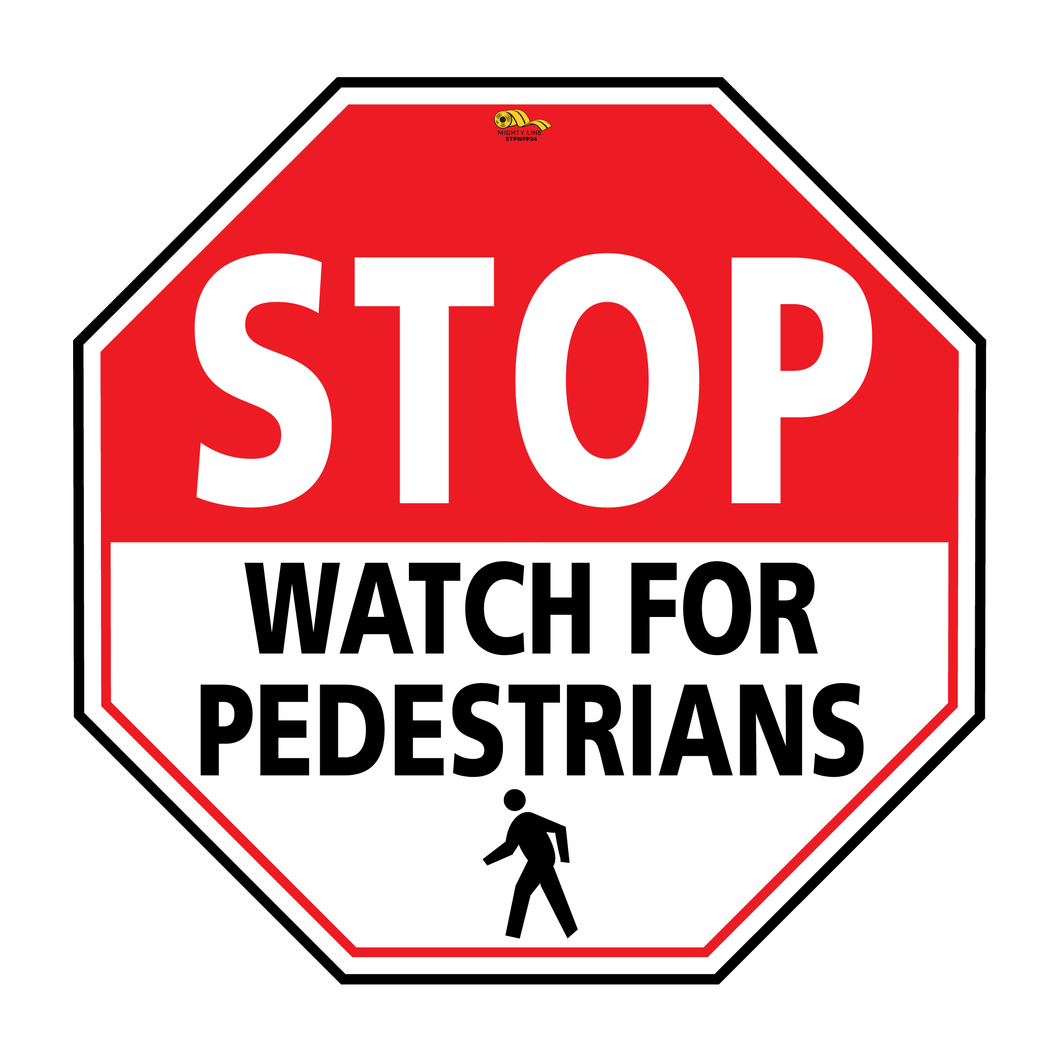 Pedestrian Traffic, Stop, Vinyl, 24