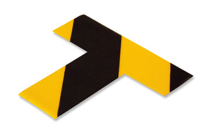 2 Inch - Mighty Line Chevron Black and Yellow T - Pack of 25