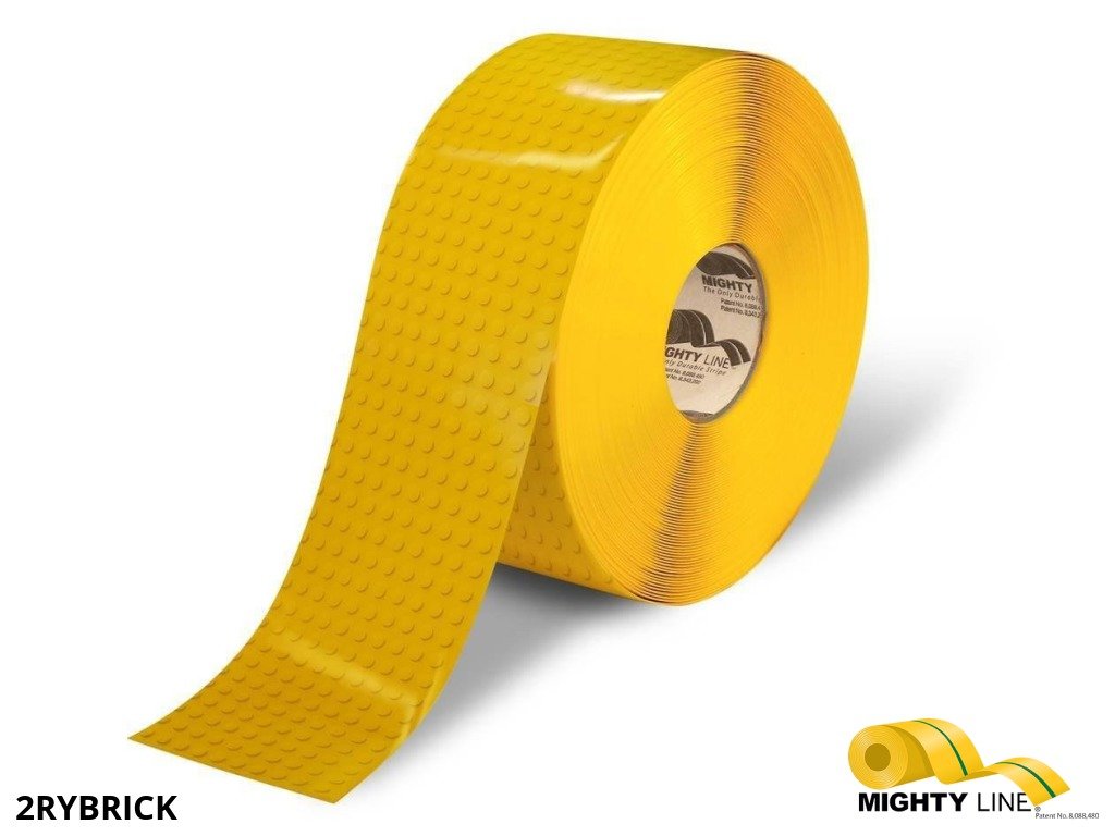 Brick Safety Floor Tape – 100’ Roll – Yellow
