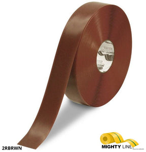 Brown Floor Tape from FloorMarkingTape.com – 100’ Roll – 2 Inch Wide