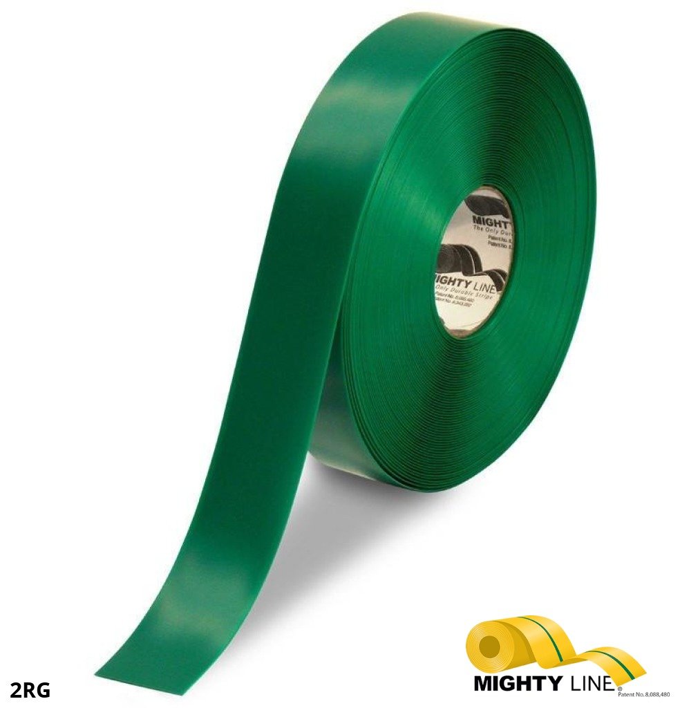 Green Floor Tape – 100’ Roll – 2 Inch Wide
