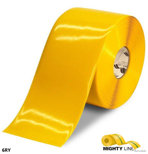 Yellow Floor Tape from FloorMarkingTape.com – 100’ Roll – 6 Inch Wide
